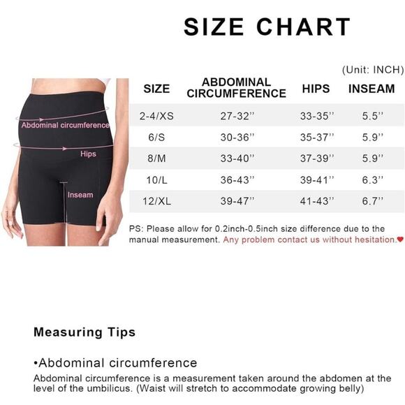 Black Maternity Shorts Size Small - Picture 3 of 5